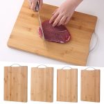 Pompotops Professional Cutting Board, Thickened Cutting Board Chinese Kitchen Cutting Board Large Solid Wood Knife Board Fruit Chopping Board Stall Chopping Board, For Kitchen Essentials - Image 5